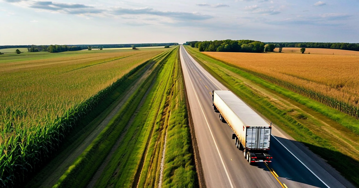 Midwest highway corridor route optimization for freight